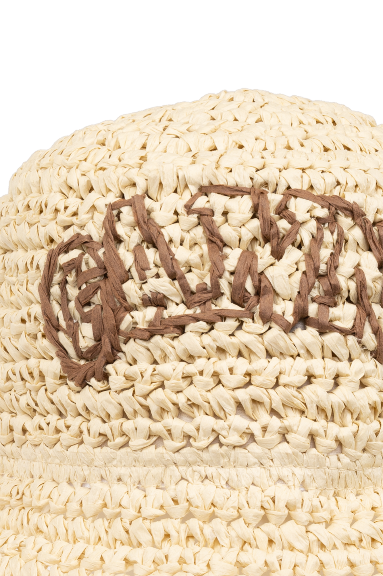 aber es hat sich gelohnt - Cream Bucket hat with logo Ganni